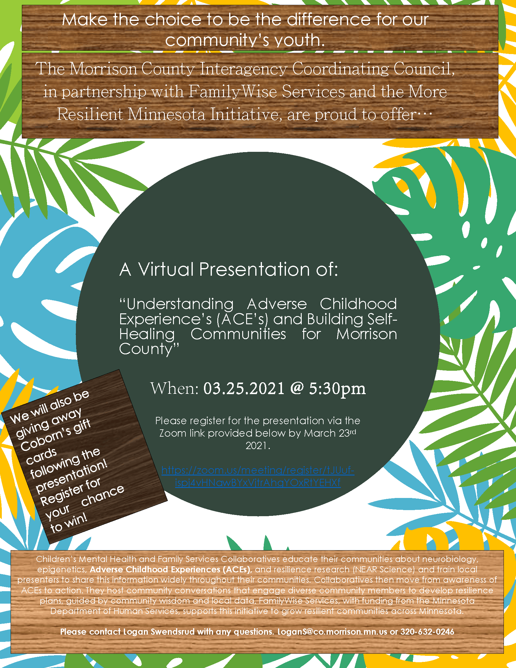 Community ACEs Presentation Digital Flyer (PDF)