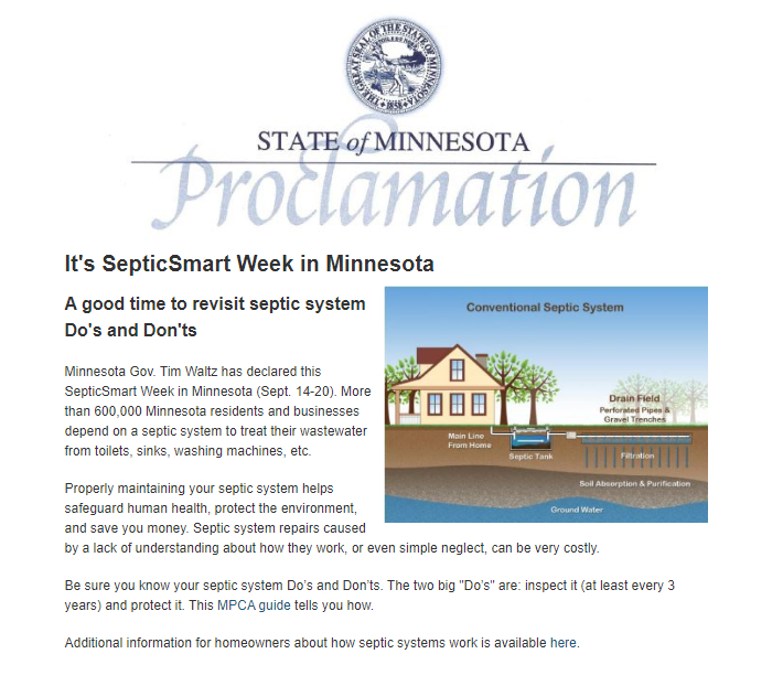 State of MN Proclamation